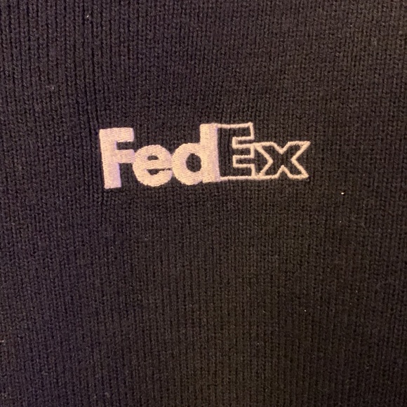 FedEx Sweater Full Zip up used - Picture 2 of 5